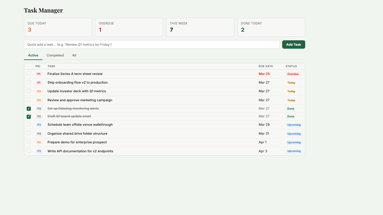 Task Manager screenshot